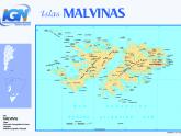 Mapa Islas Malvinas