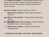 Flyer Puentes con el mundo noviembre.
