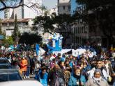 El voluntariado civil de asistencia humanitaria acompañó a la peregrinación por la virgen de Caacupé