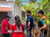 La misión argentina de asistencia humanitaria inició su trabajo en Honduras