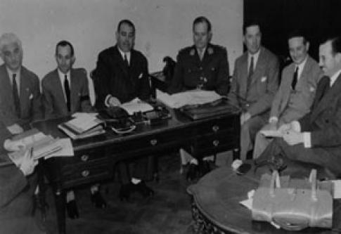 Miembros de la Comisión Nacional del Antártico, 4 de diciembre de 1946