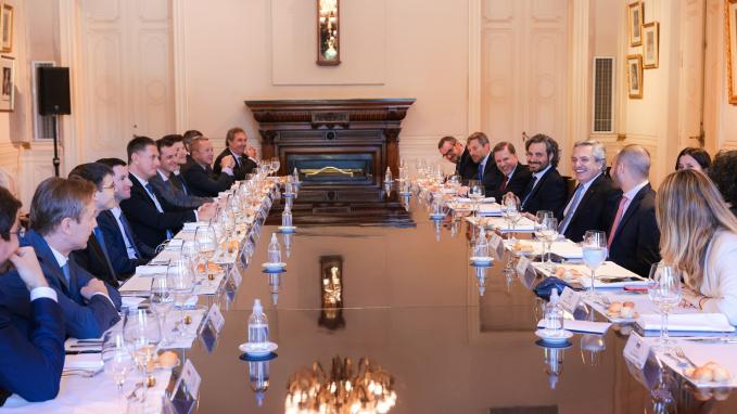 Reunión con delegación rusa