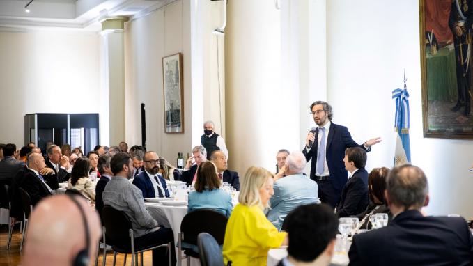 Canciller Cafiero_Seminario Eurolat