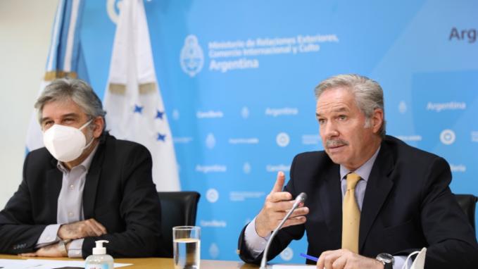 Agujero Azul_Daniel Filmus y Canciller Felipe Solá