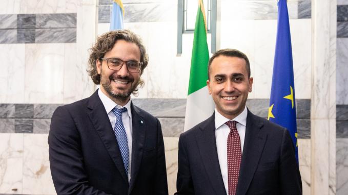 Cancilleres de Argentina e Italia
