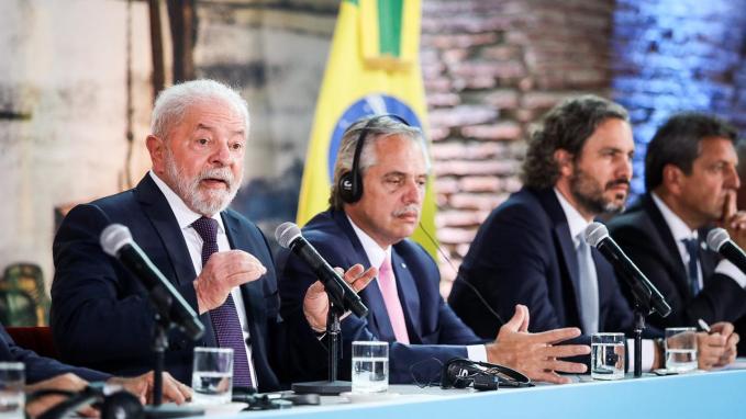 Presidente Lula Da Silva en la Argentina