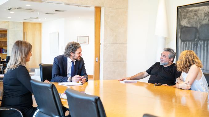 Canciller Santiego y Cristian Alarcón