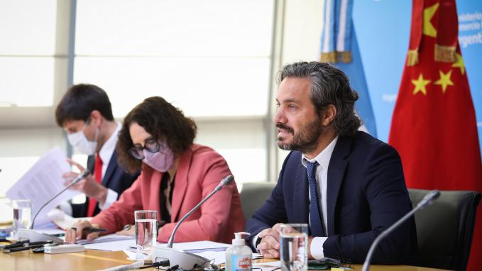 Cafiero y Todesca en Dialogo con China