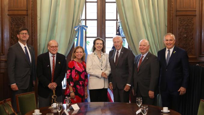 La Canciller Mondino recibió a Delegación de Legisladores estadounidenses