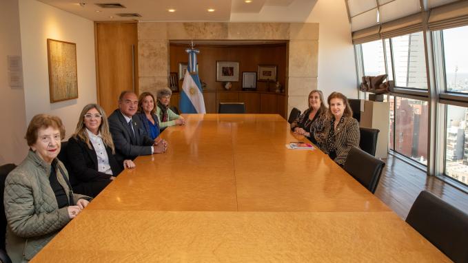 Encuentro de la Canciller Mondino con la Fundación Tzedaká 