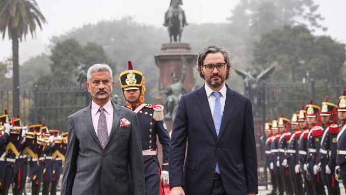 Visita a la Argentina del ministro de Asuntos Exteriores de la India