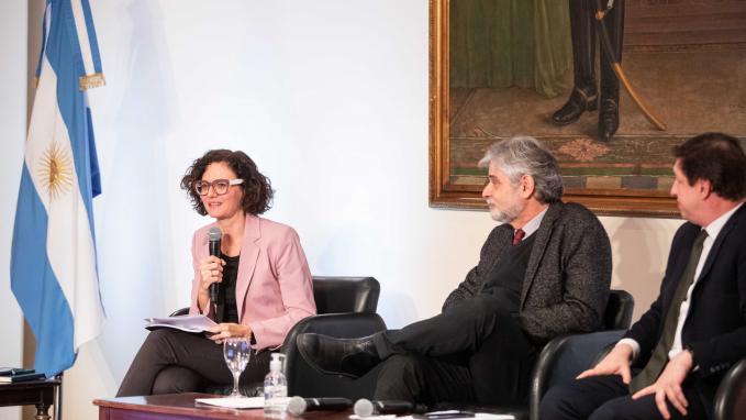 Cecilia Todesca Bocco y Daniel Filmus