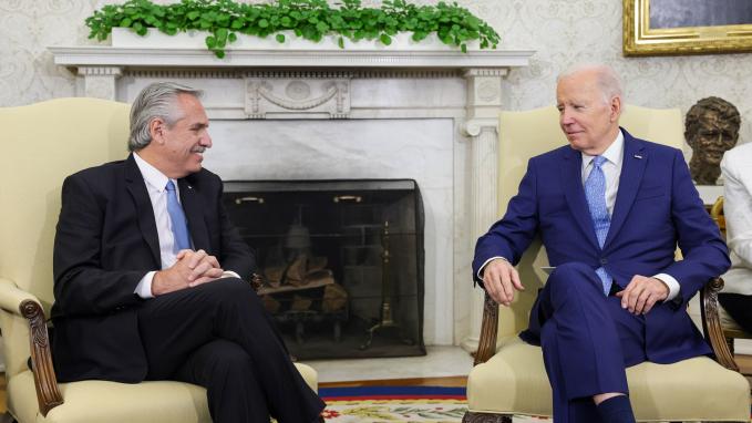 Fernández y Biden