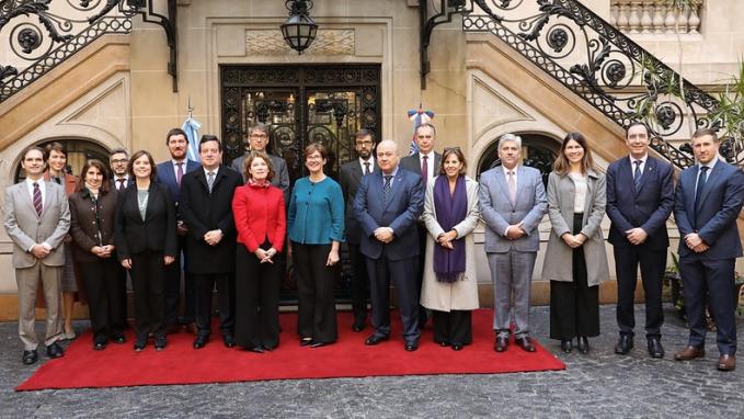 ARGENTINA - AUSTRALIA: REUNIÓN EN EL PALACIO SAN MARTÍN  
