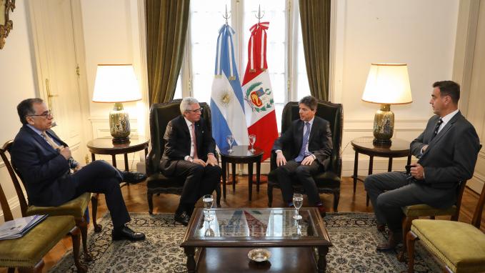 Argentina - Perú: Reunión en el Palacio San Martín de las Subcomisiones de Asuntos Políticos y de Asuntos Económicos y Financier