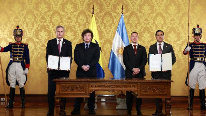 El Canciller Quirno suscribió instrumentos bilaterales con autoridades del gobierno ecuatoriano