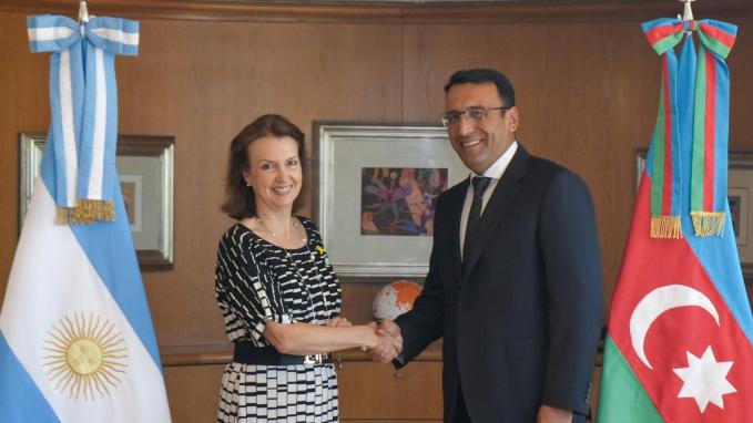 Meeting with the Ambassador of Azerbaijan to promote broad bilateral agenda.