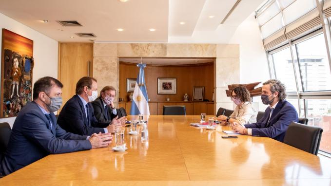 Canciller Cafiero_Gobernador Bordet