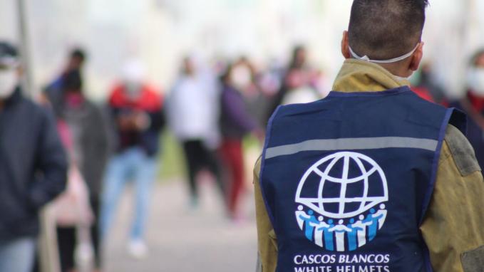 Cascos Blancos a Haití
