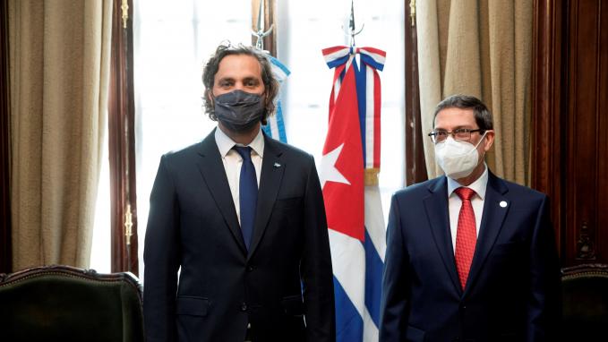 Cancilleres de la Argentina y Cuba en la CELAC