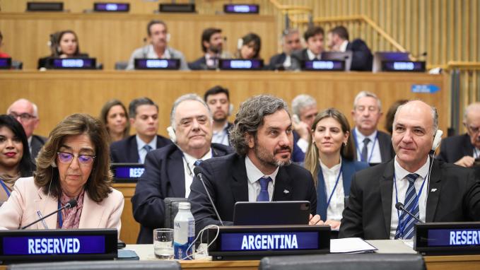 Canciller Santiago Cafiero en el Comité Especial de Descolonización de Naciones Unidas en Nueva York