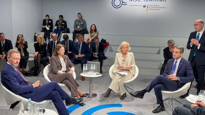 Diana Mondino en la Conferencia de Seguridad de Múnich