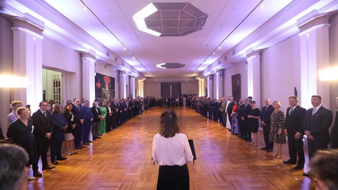 Cuerpo diplomático acreditado en la República