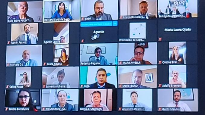 Reunión para la promoción del comercio y las inversiones de la Provincia de Mendoza con Chile
