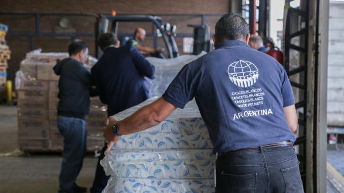Argentina envía donación humanitaria a Türkiye