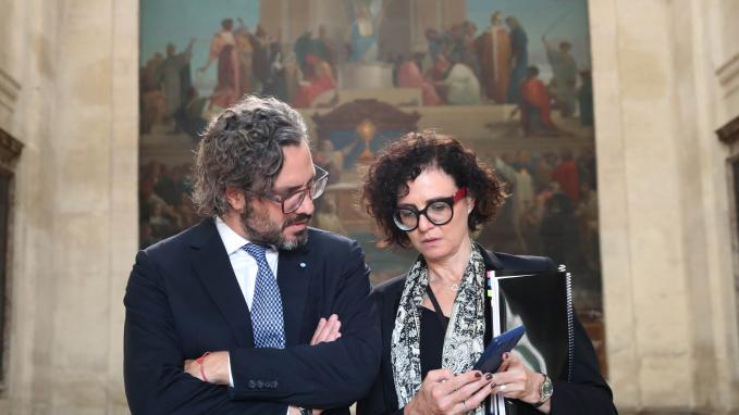 Canciller Cafiero y 