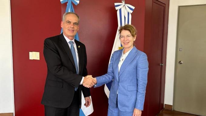 Visita del Director General para América Latina y el Caribe de la Cancillería de Israel 