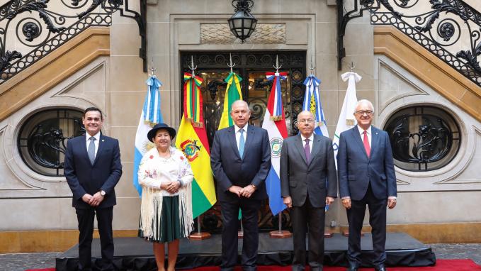 Los Ministros de Relaciones Exteriores de los Estados Partes del MERCOSUR se reunieron en el Palacio San Martín 