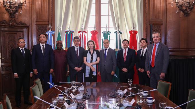 Meeting with members of the Organization of Islamic Cooperation