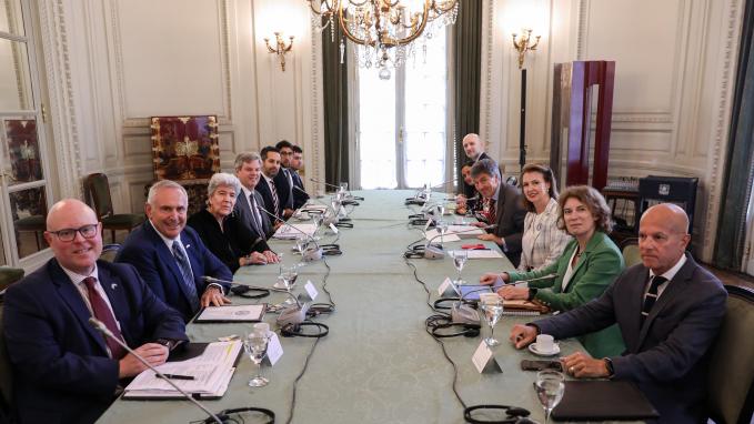 Diana Mondino recibió a una delegación de Estados Unidos