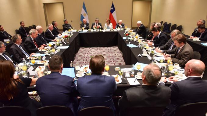 Mondino joined President Milei in his visit to Chile and had a busy agenda with local authorities and businesspeople