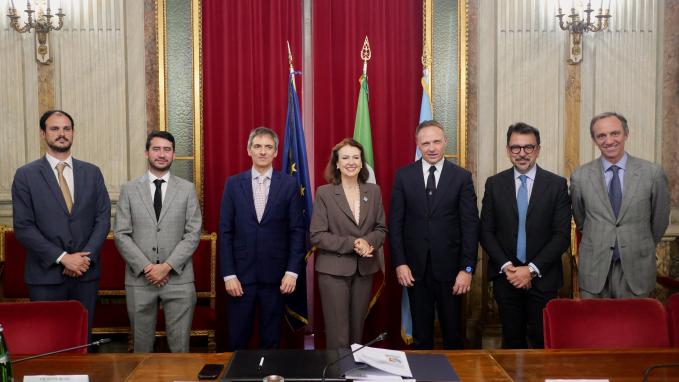 Mondino se reunió con el Ministro italiano Francesco Lollobrigida