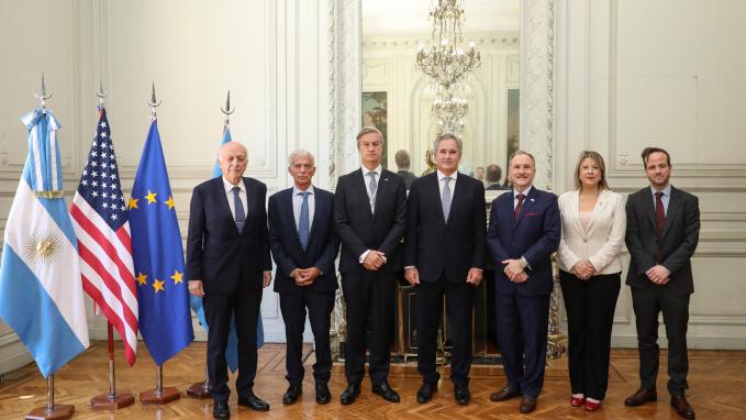 El Canciller Quirno, junto a otros Ministros nacionales y diversos Embajadores, participó de la Jornada de debate "Organizaciones narcocriminales trasnacionales y mercados ilegales de drogas: tendencias emergentes y respuestas coordinadas en el Cono Sur" 