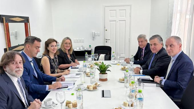 Reunión de Cancilleres de la Argentina y Uruguay
