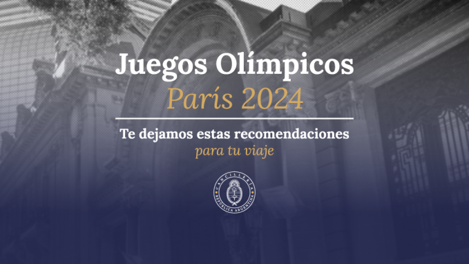Juegos Olímpicos París 2024: La Cancillería ofrece una guía práctica para los argentinos que viajen a alentar a nuestros atletas