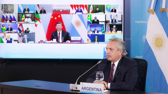 Presidente Alberto Fernández en el BRICS