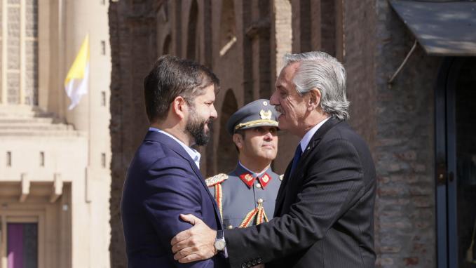 Presidentes de Chile y Argentina, Gabriel Boric y Alberto Fernández
