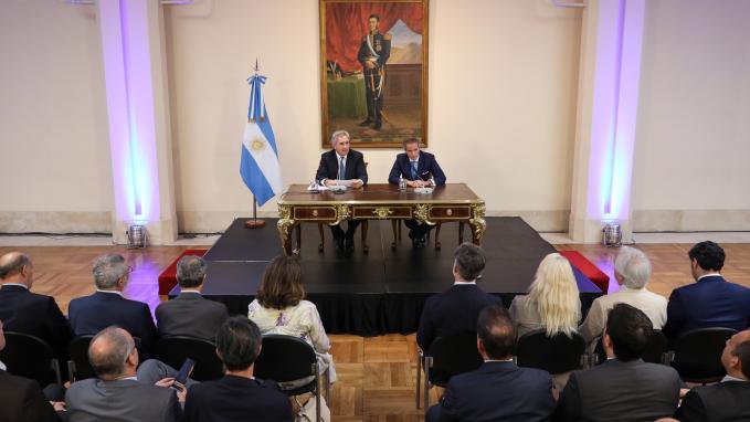 Quirno lanzó la candidatura de Grossi para Secretario General de las Naciones Unidas