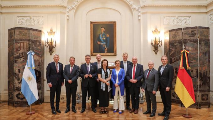 Visita de autoridades alemanas