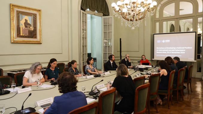 Taller realizado en el Palacio San Martín