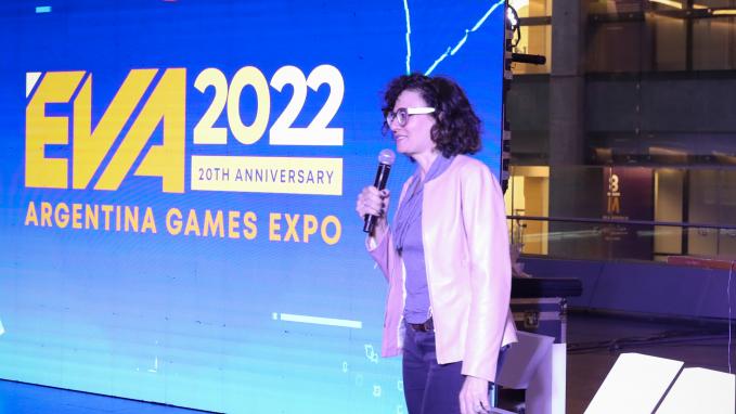 Secretaria Todesca Bocco en la Rondas de Negocios EVA 2022 en la Exposición de Videojuegos Argentin