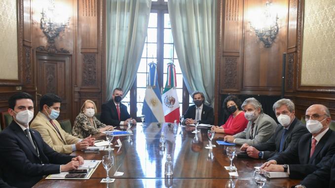 Reunión bilateral Argentina y México