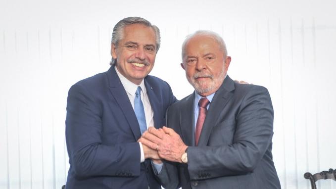 Alberto Fernandez y Lula da Silva
