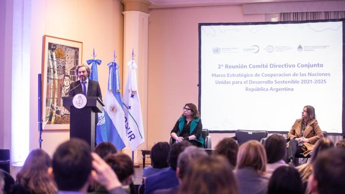 Argentina y la ONU refuerzan su trabajo conjunto con foco en el desarrollo
