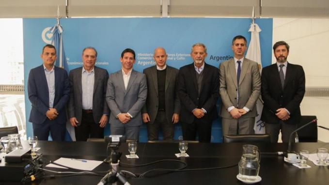 Reunión en la Cancillería con el gobierno de San Juan
