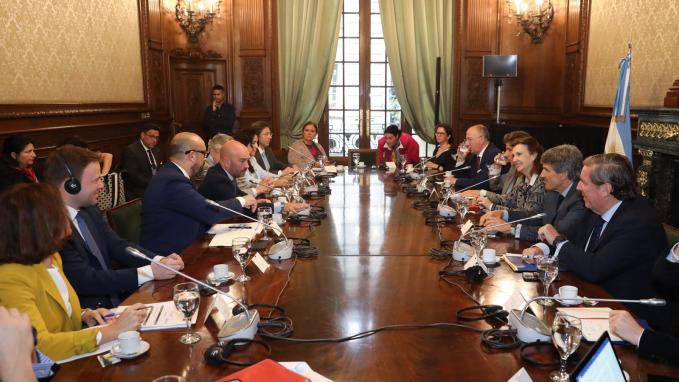Foreign Minister Mondino met with of the European Parliament